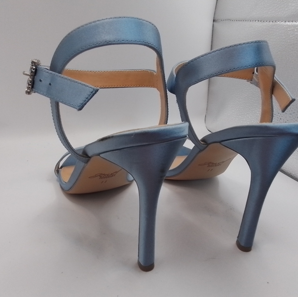 JEWEL BADGLEY MISCHKA Arlina Glitter Sandal SZ 11 - Picture 9 of 10